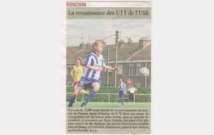 Le tournoi des U 15