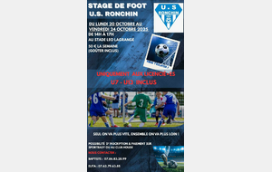 Stage Vacances Octobre 2025