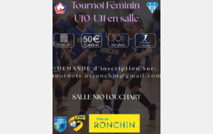 Tournoi U10-U11 féminin en salle 22 Février 2026