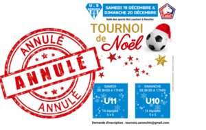 Tournoi de Noël (U10 et U11) : annulé