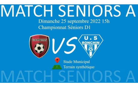 Présentation Match Séniors A et B