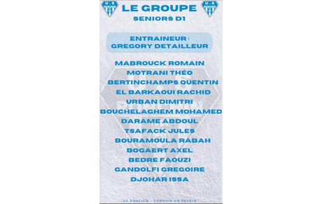 GROUPE SENIOR D1