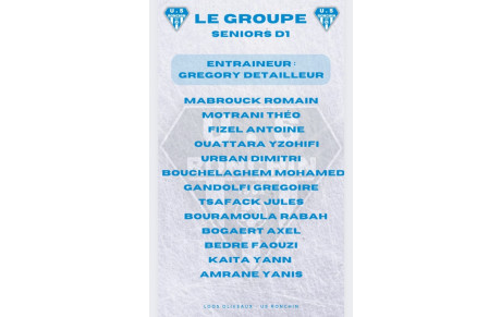 GROUPE SENIOR D1