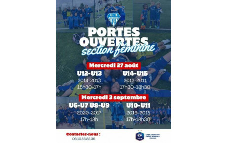 Porte ouverte Section Féminine